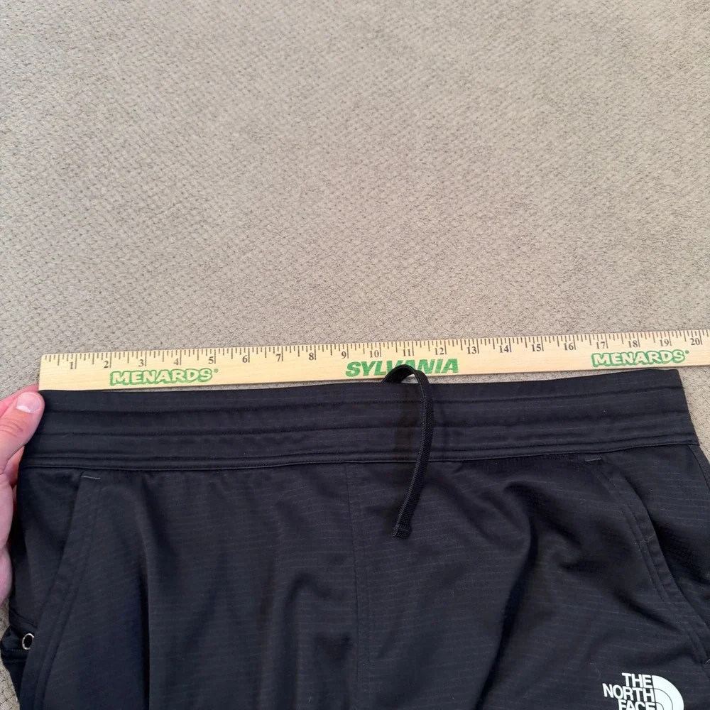 The North Face Mens Black Grid Fleece Track Jogger Pants XL Athletic Hiking